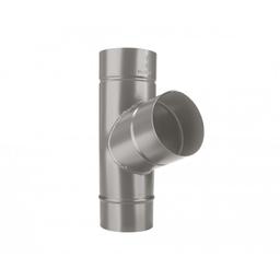 Svodová odbočka 72°  - Hliník lakovaný  - Bílo hliníková tmavá  -  Obrázek 1