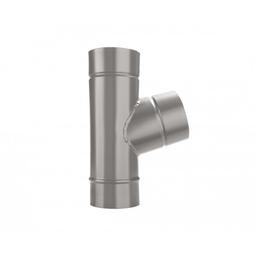 Svodová odbočka 72°  - Hliník lakovaný  - Bílo hliníková tmavá  -  Obrázek 2