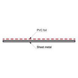 PVC poplastovaný svitek  - Antracit  -  Obrázek 3