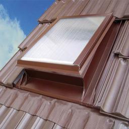 Výlezové střešní okno UNI  - Pozink lakovaný  - Měděno hnědá  -  Obrázek 2
