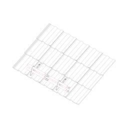Trubka zachytávače sněhu  - Hliník – Natur  - Pozink lakovaný – Ocelově červená  -  Obrázek 3