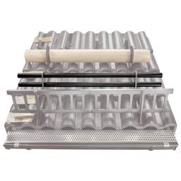 Trubka zachytávače sněhu  - Hliník – Natur  - Pozink lakovaný – Měděno hnědá  -  Obrázek 2