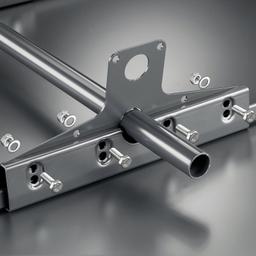 Sněhový zachytávač dvouděrový  - Pozink lakovaný
MATT  - Intenzivní černá MATT  -  Obrázek 2