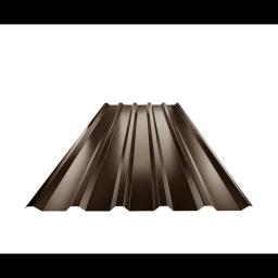 Trapéz střešní TR 35A  - Pozink lakovaný  - Tmavě hnědá ČOKO  -  Obrázek 1