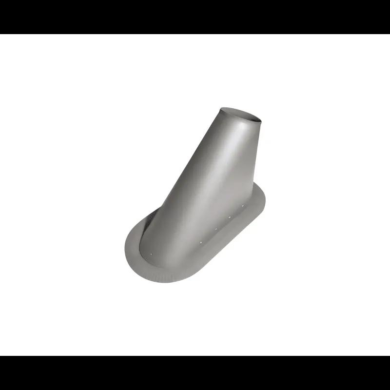 Podstavec větracího komína  - Hliník – Natur  - Pozink lakovaný – Bílo hliníková tmavá – P.20  -  Obrázek