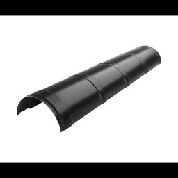 Střešní krytinový hřebenáč  - Pozink lakovaný  - Intenzivní černá  -  Obrázek 1