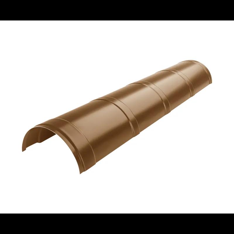 Střešní krytinový hřebenáč  - Pozink lakovaný  - Metalická měděná  -  Obrázek