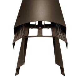 Hřebenáč větrací UNI l=1,22 m  - Hliník – Natur  - Pozink lakovaný – Testa di Moro  -  Obrázek 2