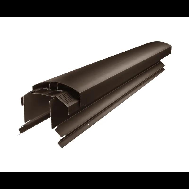 Hřebenáč větrací UNI l=1,22 m  - Hliník – Natur  - Pozink lakovaný – Testa di Moro  -  Obrázek