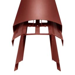 Hřebenáč větrací UNI l=1,22 m  - Hliník – Natur  - Pozink lakovaný – Ocelově červená  -  Obrázek 2