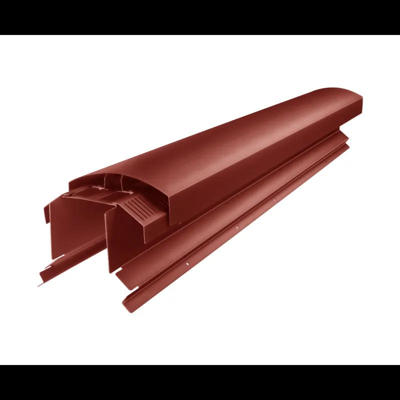 Hřebenáč větrací UNI l=1,22 m  - Hliník – Natur  - Pozink lakovaný – Ocelově červená  -  Obrázek