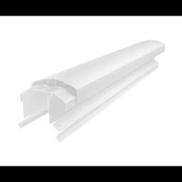 Hřebenáč větrací UNI l=1,22 m  - Hliník – Natur  - Pozink lakovaný – Šedo bílá  -  Obrázek 1