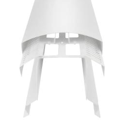 Hřebenáč větrací UNI l=1,22 m  - Hliník – Natur  - Pozink lakovaný – Šedo bílá  -  Obrázek 2