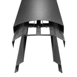 Hřebenáč větrací UNI l=1,22 m  - Hliník lakovaný  - Antracit  -  Obrázek 2