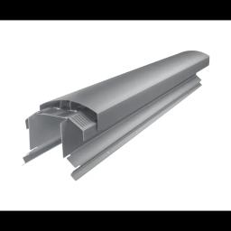 Hřebenáč větrací UNI l=1,22 m  - Hliník lakovaný  - Světle šedá  -  Obrázek 1