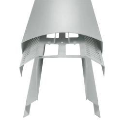 Hřebenáč větrací UNI l=1,22 m  - Hliník lakovaný  - Zinkově šedá  -  Obrázek 2