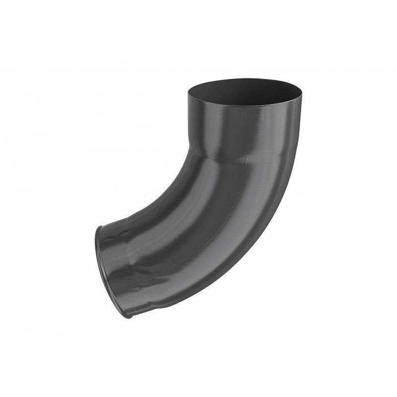 Koleno výtokové zigna 72°  - Pozink lakovaný  - Antracit  -  Obrázek