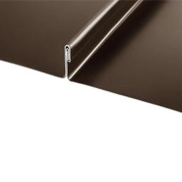 FALZ profil dvojitá stojatá drážka  - Pozink lakovaný  - Testa di Moro  -  Obrázek 2