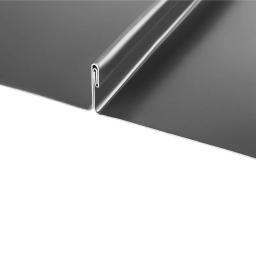 FALZ profil dvojitá stojatá drážka  - Pozink lakovaný  - Antracit  -  Obrázek 2