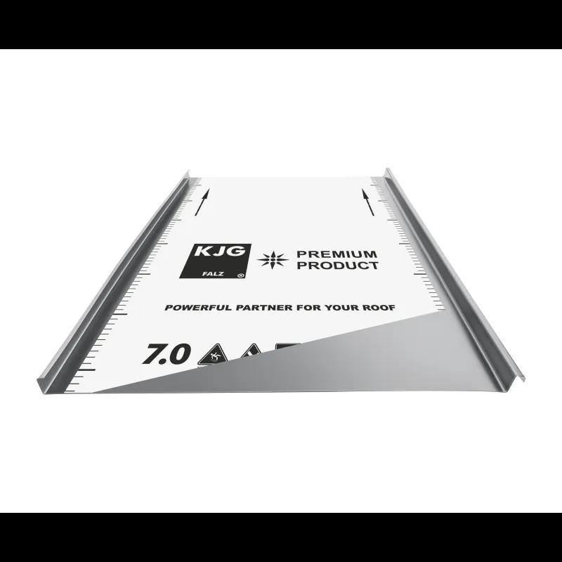 FALZ profil dvojitá stojatá drážka  - Pozink lakovaný  - Prachově šedá  -  Obrázek