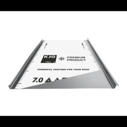 FALZ profil dvojitá stojatá drážka  - Pozink lakovaný  - Prachově šedá  -  Obrázek 1