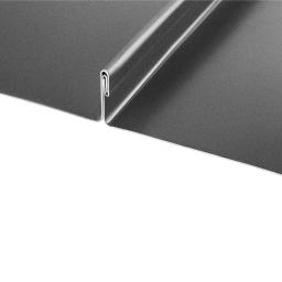 FALZ profil dvojitá stojatá drážka  - Pozink lakovaný
MATT  - Antracit MATT  -  Obrázek 2