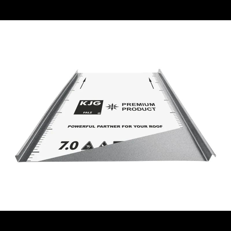 FALZ profil dvojitá stojatá drážka  - Pozink lakovaný
MATT  - Prachově šedá MATT  -  Obrázek