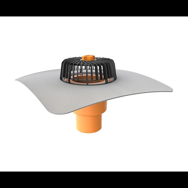 Obrázek - PVC střešní vpust s manžetou svislánull