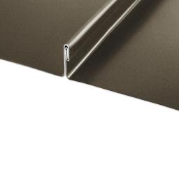 FALZ profil dvojitá stojatá drážka  - Hliník lakovaný
W.15  - Zeleno hnědá W.15  -  Obrázek 2