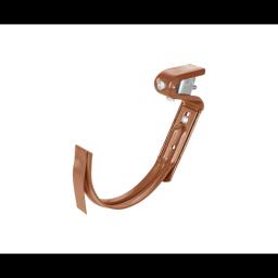 Střešní hák na trapézovou vlnu  - Pozink lakovaný  - Měděno hnědá  -  Obrázek 1