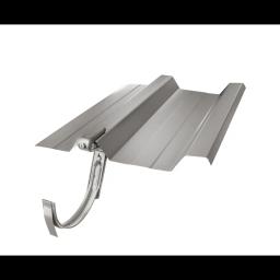 Střešní hák na trapézovou vlnu  - Pozink lakovaný  - Bílo hliníková tmavá – P.20  -  Obrázek 2