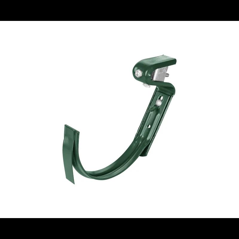 Střešní hák na trapézovou vlnu  - Pozink lakovaný  - Mechově zelená  -  Obrázek