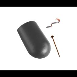 Hřebenáč začáteční a konečný DANUBIA  - Tmavě šedá – INOVA  -  Obrázek 1