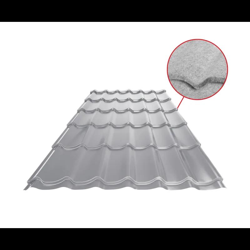 Střešní krytina UNI 1 SQ (sound – aqua)  - Hliník lakovaný  - Bílo hliníková  -  Obrázek