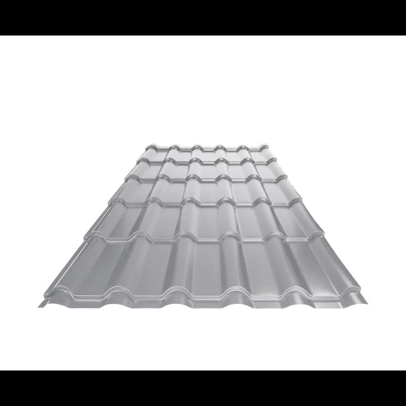 Střešní krytina UNI 2  - Hliník lakovaný  - Bílo hliníková  -  Obrázek