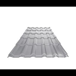 Střešní krytina UNI 2  - Hliník lakovaný  - Bílo hliníková  -  Obrázek 1