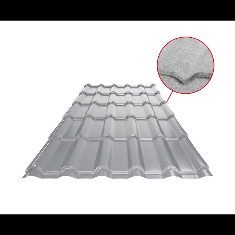 Střešní krytina UNI 2 SQ (sound – aqua)  - Hliník lakovaný  - Bílo hliníková  -  Obrázek