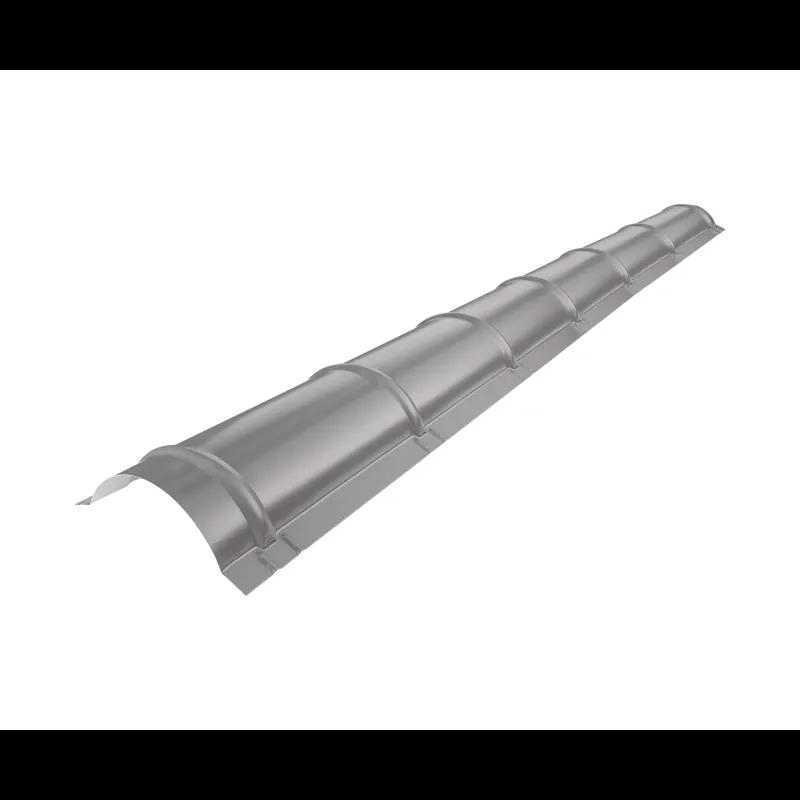 Hřebenáč pro krytinu  - Hliník lakovaný  - Bílo hliníková tmavá  -  Obrázek