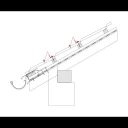 Zachytávač sněhu  - Hliník lakovaný  - Bílo hliníková  -  Obrázek 2