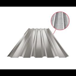 Trapéz střešní TR 35A SQ (sound – aqua)  - Hliník lakovaný  - Bílo hliníková tmavá  -  Obrázek 1