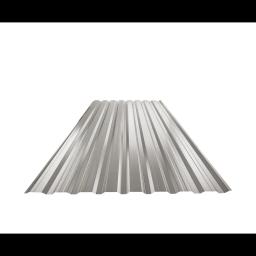 Trapéz fasádní s prolisem TR 18B+  - Hliník lakovaný  - Bílo hliníková tmavá  -  Obrázek 1