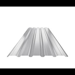 Trapéz fasádní s prolisem TR 35B+  - Hliník lakovaný  - Bílo hliníková  -  Obrázek 1