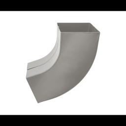 Svodové koleno hranaté 72°  - Hliník lakovaný  - Bílo hliníková tmavá  -  Obrázek 1