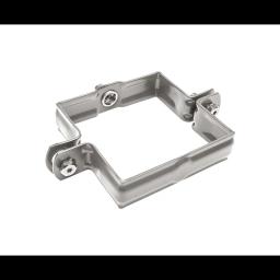 Svodová objímka hranatá M10  - Hliník lakovaný  - Bílo hliníková tmavá  -  Obrázek 1