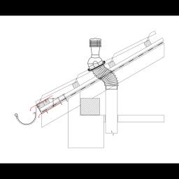 Okapový plech  - Pozink lakovaný
MATT  - Antracit MATT  -  Obrázek 2