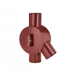 Svodový rozdělovač vody  - Pozink lakovaný  - Ocelově červená  -  Obrázek 1