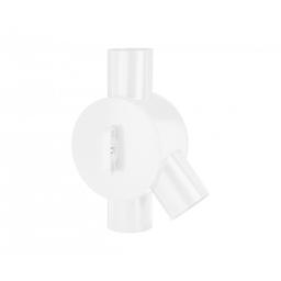 Svodový rozdělovač vody - Pozink lakovaný - Šedo bílá - Obrázek 1