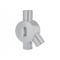 Svodový rozdělovač vody  - Pozink lakovaný  - Bílo hliníková  -  Obrázek 1