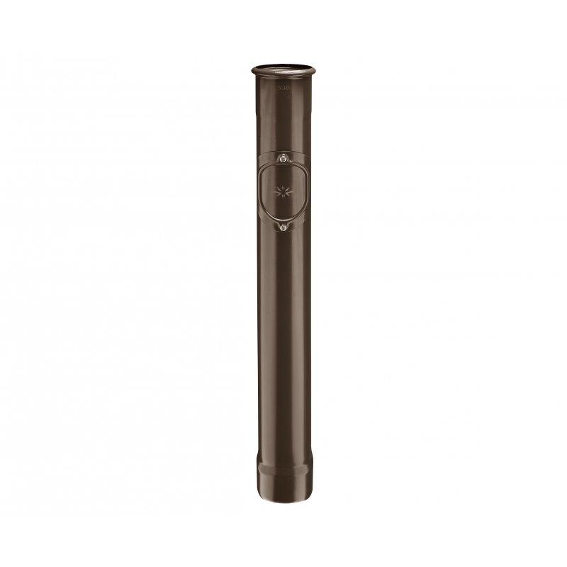 Svod ochranný s revizním otvorem  - Pozink lakovaný  - Testa di Moro  -  Obrázek