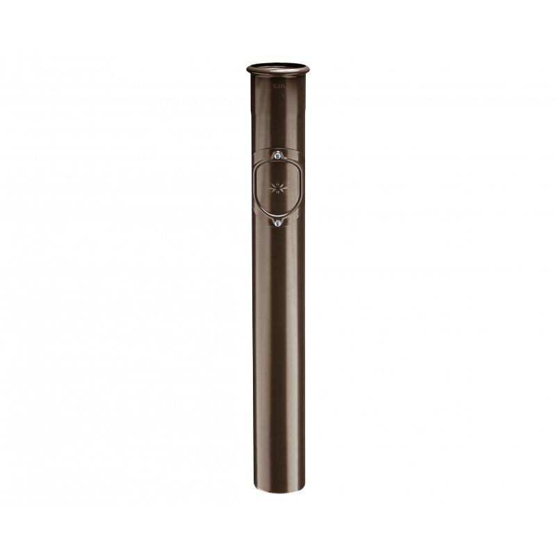 Svod ochranný s revizním otvorem  - Pozink lakovaný  - Testa di Moro  -  Obrázek